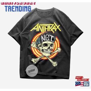 Anthrax Unisex Heavy Cotton Tee Classic Tshirt